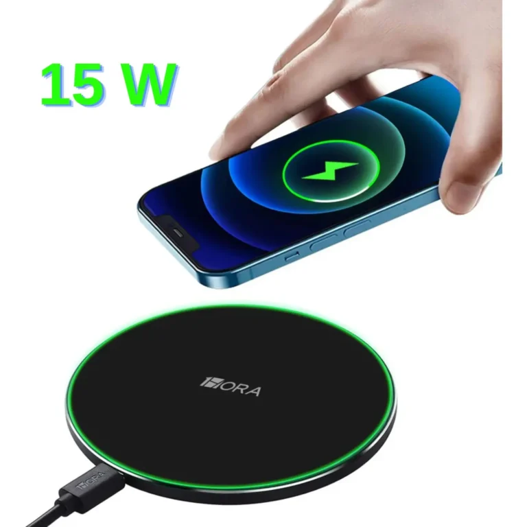 1H-CARGADOR INHALAMBRICO 15W NEGRO MOD. GAR151N