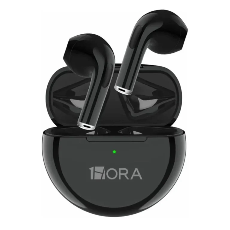 Audifono Bluetooth TWS Redondo Negro Mod. AUT119N 1HORA