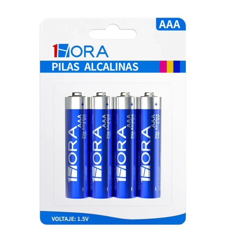 Pila AAA Azul Blister 4U 1HORA