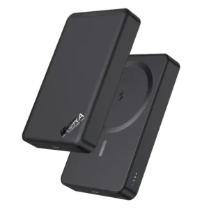 Banco de Carga 5000 Mah Carga Inalambrica Magnetica Negro GAR276N 1HORA