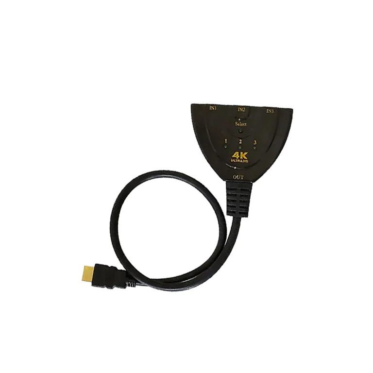 Switch HDMI 3 en 1 4K