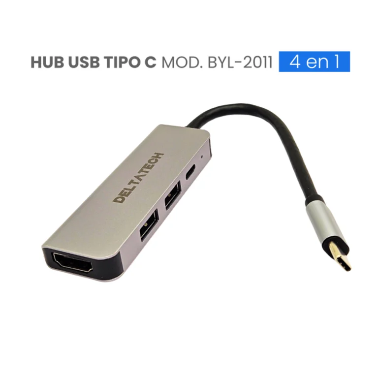 HUB USB Tipo C Mod. Byl-2011N 3 Puertos (HDMI+USB3.0*1+USB2.0*1)