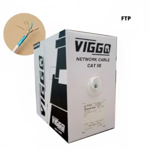 Viggo Cable Ftp Interior CAT5E 50% Cu 50% al 305m 24 Awg Blanco