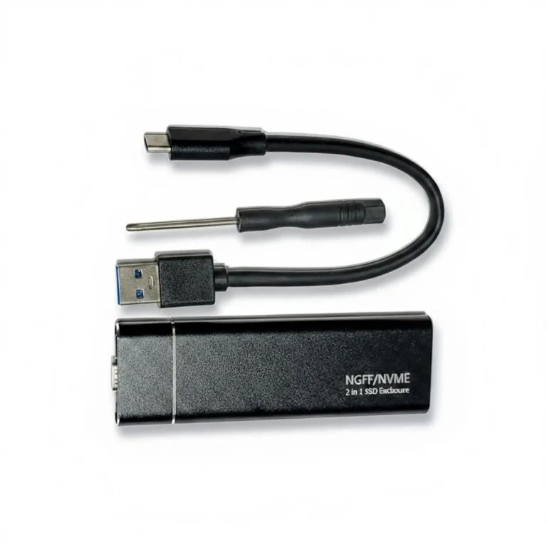 Case M.2 NVME + SATA (Ngff) Cable USB Tipo C