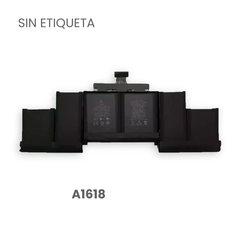 Bateria para Mac A1618 A1398 11.36V 8755mAh 99.5Wh