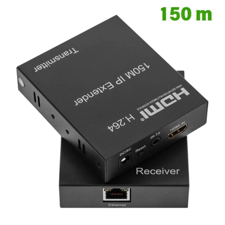 Extensor de Señal HDMI de 150M con Cable Utp CAT5E/CAT6