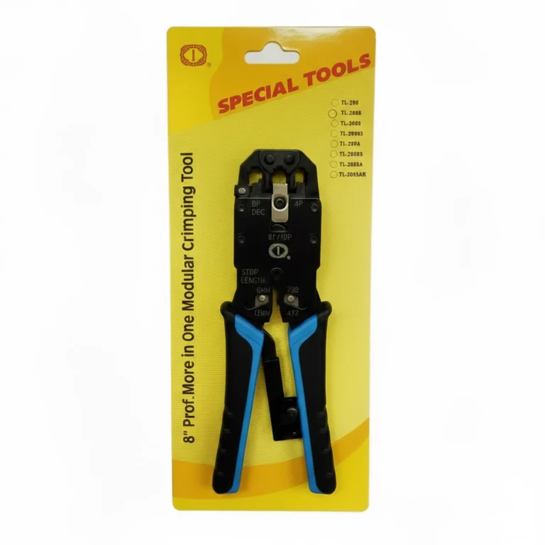 Ponchadora Remachadora RJ45/RJ11/RJ12 Azul Tl-200R