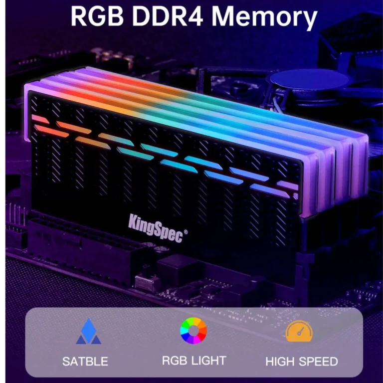 Memoria RAM Kingspec DDR4 Desktop 8GB 2666 Mhz RGB