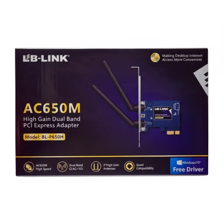 Tarjeta PCI Express LAN Wireless 650 Mbps 2 Antenas P650H