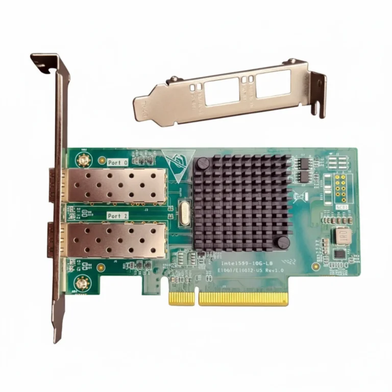 Tarjeta PCI Express Servidor Sfp 10GB 2 Puerto 8X Intel 82599 T2