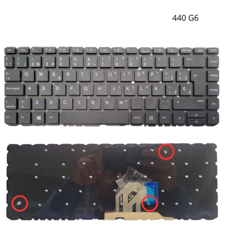 Teclado para HP 440 G6, 440 G7 No Frame