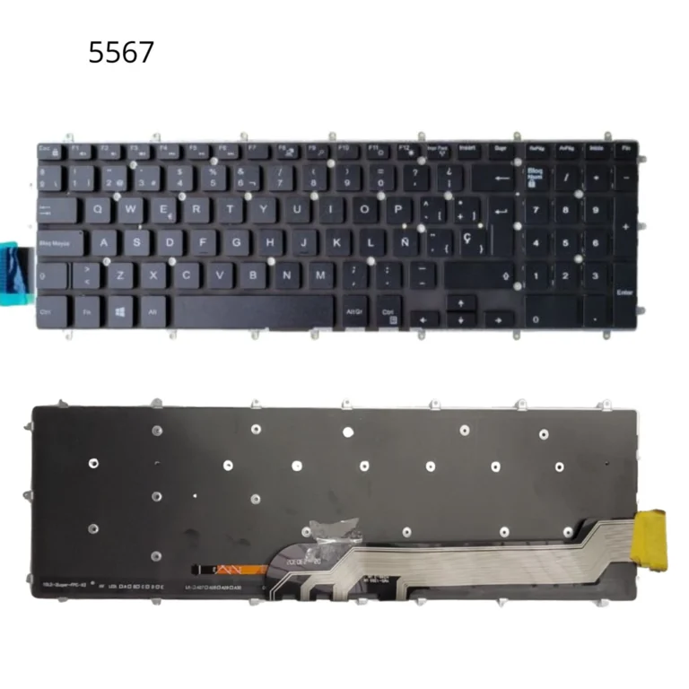 Teclado para Dell 15 5567 No Frame Big Enter Retroiluminado