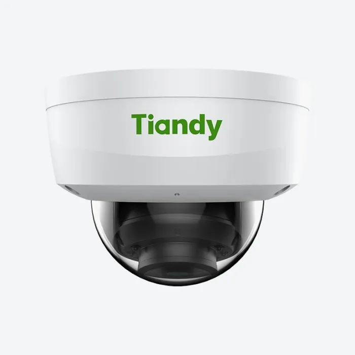 Camara IP SK Tipo Domo Antibandalica 2MP 2.8mm IR 30m Mic POE IP66 TC-C32KN Tiandy