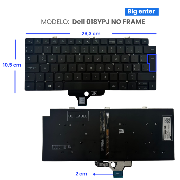 TECLADO-Dell-018YPJ-NO-FRAME