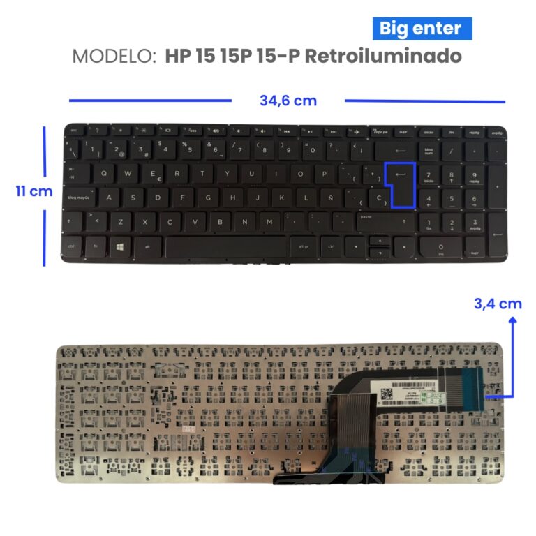 TECLADO-HP-15-15P-15-P-Big-Enter-Retroiluminado