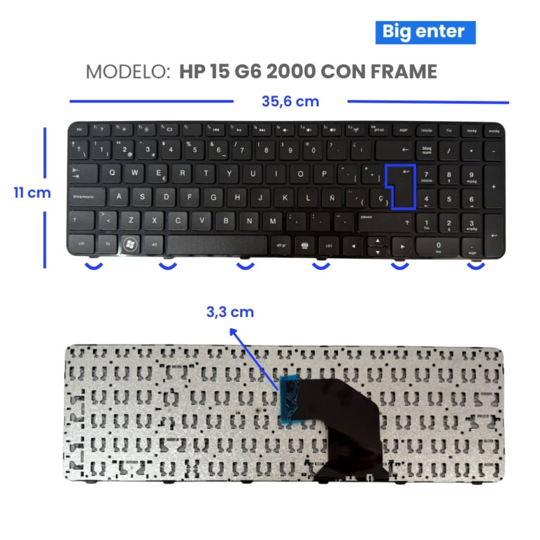 TECLADO-HP-15-G6-2000-CON-FRAME