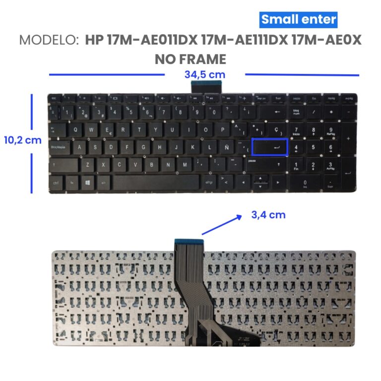TECLADO-HP-17M-AE011DX-17M-AE111DX-17M-AE0X-NO-FRAME