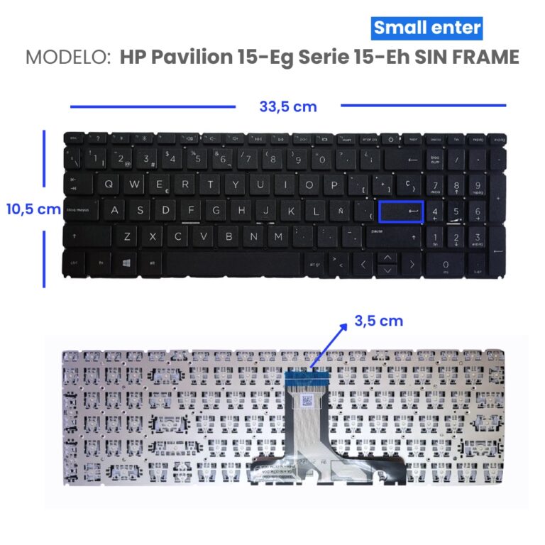 Teclado para HP Pavilion 15-Eg Serie 15-Eh