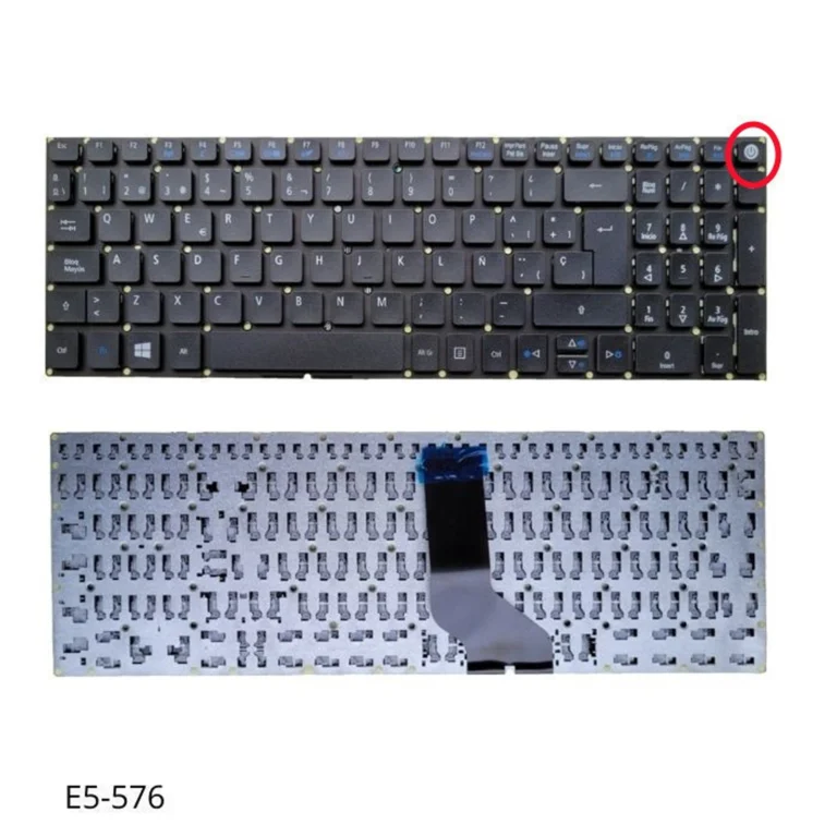 Teclado para Acer 15 E5-576 Big Enter sin Frame
