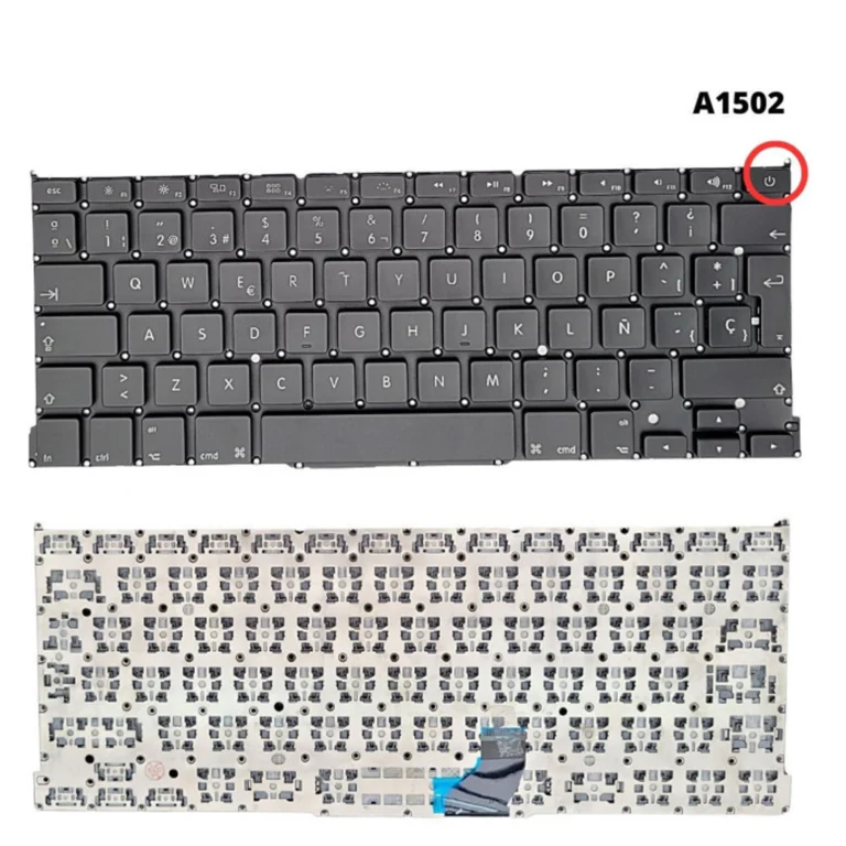 Teclado para Mac A1502  (2013) 13.3 Pulg con Backlight