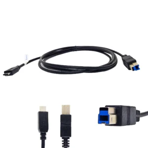 Cable USB Tipo C A USB 3.0 Tipo B de Impresora de 2M