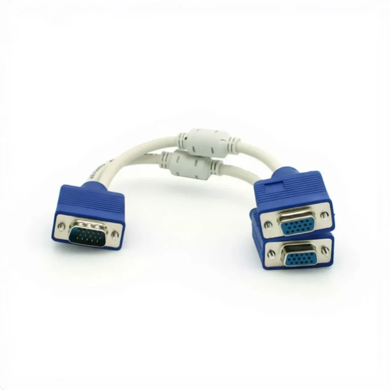 Cable Spliter VGA de 20CM Color Blanco