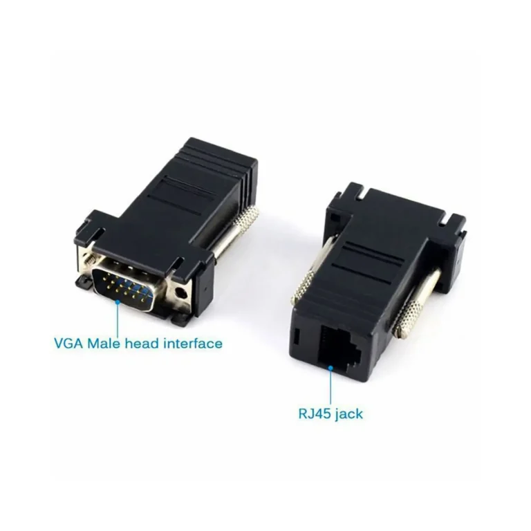 Kit Extensor de Señal VGA Macho A RJ45 (Par)