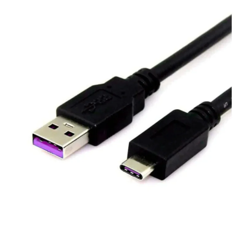 Extension USB Tipo A A USB Tipo C Morado 5A Macho Macho