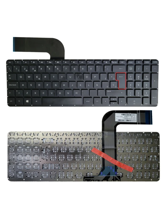 TECLADO PARA HP 15 15P 15-P BIG ENTER